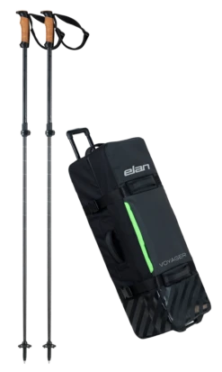 Elan Elan Voyager Bâton Alpins & Sac De Voyage Sur Roulettes