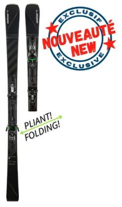 Elan Elan Voyager Emx 12 Fx Ski Alpin PLIANT SR Noir 22 -Rossignol || K2 || Smith Sales Store elan voyager emx 12 fx ski alpin pliant sr noir 22 5