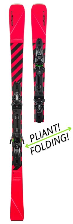 Elan Elan Voyager Emx 12 Fx Ski Alpin PLIANT SR Vert 22