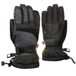 GORDINI GORDINI TIPTPO JUNIOR GLOVE CHARCOAL-BLACK 20