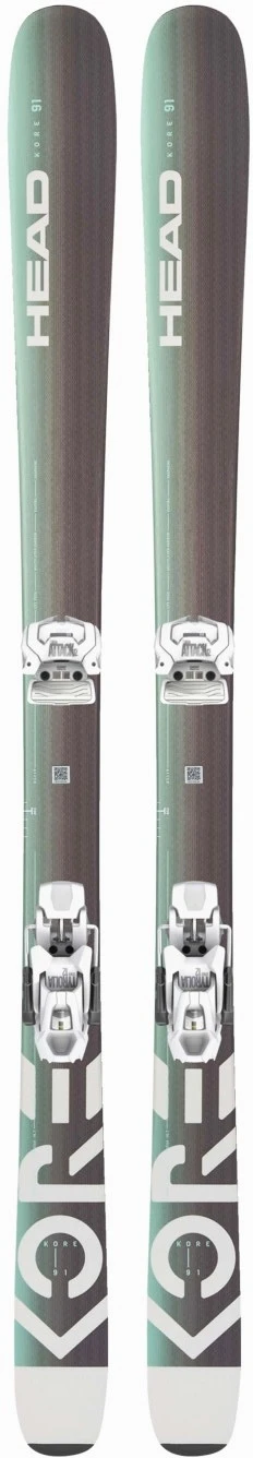 HEAD Head Kore 91 Anthracite-menthe Ski Alpin Femme