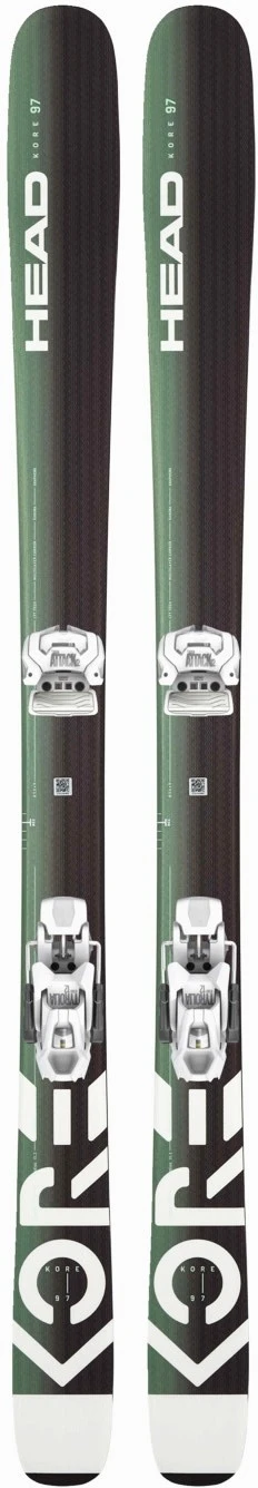 HEAD Head Kore 97 Anthracite-vert Ski Alpin Femme