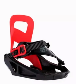 K2 K2 Mini Turbo Rouge Fixations Planche à Neige Jr