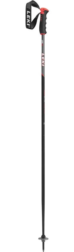 Leki Leki Neolite Airfoil Bâton Ski Alpin Noir-rouge
