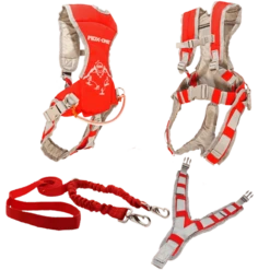 MDXONE MDXONE Mini-OX Harnais Rétractable Pour Ski Et Planche JR Rouge