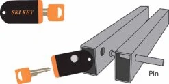 Ski Key Cadenas Pour Ski Et Planche à Neige -Rossignol || K2 || Smith Sales Store ski key cadenas pour ski et planche a neige 1